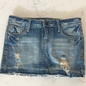 Forever 21 denim mini skirt